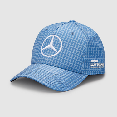 Mercedes Amg Petronas Lewis Hamilton Driver Cap Denim Blue